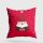 Soft & Stylish Cushion (43 x 43 cm), 50% Cotton/50% Polyester, Washable & Ironable, Concealed Zip, Silicone Filling | Perfect for Home Decor & Comfort