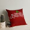 Soft & Stylish Cushion (43 x 43 cm), 50% Cotton/50% Polyester, Washable & Ironable, Concealed Zip, Silicone Filling | Perfect for Home Decor & Comfort
