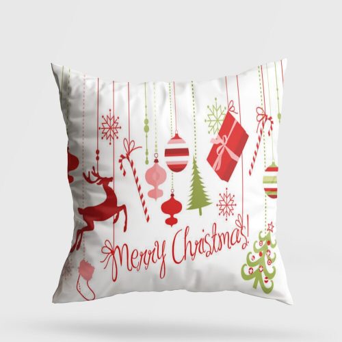Soft & Stylish Cushion (43 x 43 cm), 50% Cotton/50% Polyester, Washable & Ironable, Concealed Zip, Silicone Filling | Perfect for Home Decor & Comfort