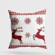 Soft & Stylish Cushion (43 x 43 cm), 50% Cotton/50% Polyester, Washable & Ironable, Concealed Zip, Silicone Filling | Perfect for Home Decor & Comfort