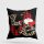Soft & Stylish Cushion (43 x 43 cm), 50% Cotton/50% Polyester, Washable & Ironable, Concealed Zip, Silicone Filling | Perfect for Home Decor & Comfort