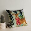 Soft & Stylish Cushion (43 x 43 cm), 50% Cotton/50% Polyester, Washable & Ironable, Concealed Zip, Silicone Filling | Perfect for Home Decor & Comfort
