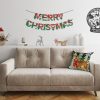 Soft & Stylish Cushion (43 x 43 cm), 50% Cotton/50% Polyester, Washable & Ironable, Concealed Zip, Silicone Filling | Perfect for Home Decor & Comfort