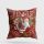 Soft & Stylish Cushion (43 x 43 cm), 50% Cotton/50% Polyester, Washable & Ironable, Concealed Zip, Silicone Filling | Perfect for Home Decor & Comfort