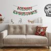 Soft & Stylish Cushion (43 x 43 cm), 50% Cotton/50% Polyester, Washable & Ironable, Concealed Zip, Silicone Filling | Perfect for Home Decor & Comfort