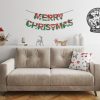 Soft & Stylish Cushion (43 x 43 cm), 50% Cotton/50% Polyester, Washable & Ironable, Concealed Zip, Silicone Filling | Perfect for Home Decor & Comfort