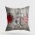 Soft & Stylish Cushion (43 x 43 cm), 50% Cotton/50% Polyester, Washable & Ironable, Concealed Zip, Silicone Filling | Perfect for Home Decor & Comfort