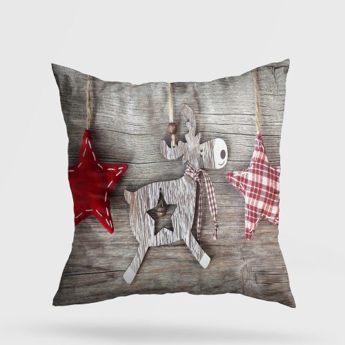 Soft & Stylish Cushion (43 x 43 cm), 50% Cotton/50% Polyester, Washable & Ironable, Concealed Zip, Silicone Filling | Perfect for Home Decor & Comfort