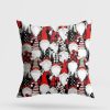 Soft & Stylish Cushion (43 x 43 cm), 50% Cotton/50% Polyester, Washable & Ironable, Concealed Zip, Silicone Filling | Perfect for Home Decor & Comfort