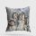 Soft & Stylish Cushion (43 x 43 cm), 50% Cotton/50% Polyester, Washable & Ironable, Concealed Zip, Silicone Filling | Perfect for Home Decor & Comfort