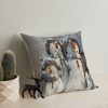 Soft & Stylish Cushion (43 x 43 cm), 50% Cotton/50% Polyester, Washable & Ironable, Concealed Zip, Silicone Filling | Perfect for Home Decor & Comfort