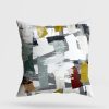 Soft & Stylish Cushion (43 x 43 cm), 50% Cotton/50% Polyester, Washable & Ironable, Concealed Zip, Silicone Filling | Perfect for Home Decor & Comfort