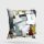 Soft & Stylish Cushion (43 x 43 cm), 50% Cotton/50% Polyester, Washable & Ironable, Concealed Zip, Silicone Filling | Perfect for Home Decor & Comfort