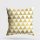 Soft & Stylish Cushion (43 x 43 cm), 50% Cotton/50% Polyester, Washable & Ironable, Concealed Zip, Silicone Filling | Perfect for Home Decor & Comfort