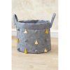 Stylish Grey Felt Basket, 20 x 24 cm | 100% Durable Felt | Perfect for Organizing Home & Office | Chic Storage Solution for Any Space