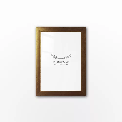 Elegant Gold Photo Frame (15 x 21 cm), 20 mm Width, 100% Plastic | Stylish Display for Home & Office Decor, Perfect for Cherished Memories