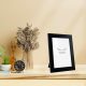Elegant Black Photo Frame (15 x 21 cm), 20 mm Width | 100% Plastic, Durable & Stylish | Perfect for Home Decor & Office Display