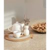 Handmade Cotton Runner, 37 x 37 cm, Natural & Grey | 100% Cotton, Stylish & Durable | Perfect for Home Décor & Dining Spaces, Elegant Design