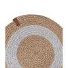 Handmade Cotton Runner, 37 x 37 cm, Natural & Grey | 100% Cotton, Stylish & Durable | Perfect for Home Décor & Dining Spaces, Elegant Design