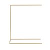 Elegant Gold Metal Jewellery Stand Organizer, 25 x 30 x 12 cm | 100% Durable Metal | Perfect for Organizing Necklaces, Earrings & Accessories