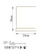 Elegant Gold Metal Jewellery Stand Organizer, 25 x 30 x 12 cm | 100% Durable Metal | Perfect for Organizing Necklaces, Earrings & Accessories