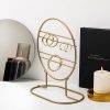 Elegant Gold Metal Jewellery Stand Organizer, 23 x 28 x 13 cm | 100% Durable Metal | Perfect for Displaying & Organizing Accessories