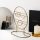 Elegant Gold Metal Jewellery Stand Organizer, 23 x 28 x 13 cm | 100% Durable Metal | Perfect for Displaying & Organizing Accessories