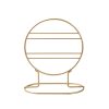 Elegant Gold Metal Jewellery Stand Organizer, 23 x 28 x 13 cm | 100% Durable Metal | Perfect for Displaying & Organizing Accessories