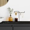 Elegant Black Metal Jewellery Stand Organizer, 21 x 25 x 14 cm | 100% Durable Metal | Perfect for Storing Necklaces, Earrings & Accessories
