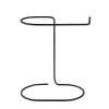 Elegant Black Metal Jewellery Stand Organizer, 21 x 25 x 14 cm | 100% Durable Metal | Perfect for Storing Necklaces, Earrings & Accessories