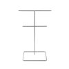 Elegant Chrome Jewellery Stand Organizer, 15 cm Diameter x 30 cm Height | 100% Metal Construction | Stylish & Functional Storage for Accessories