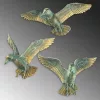 Elegant Decorative Object Set (3 Pieces) | 100% Polyester | Sizes: 25x5x11, 20x4x17, 21x6x13 | Lightweight & Stylish Accent for Home Décor
