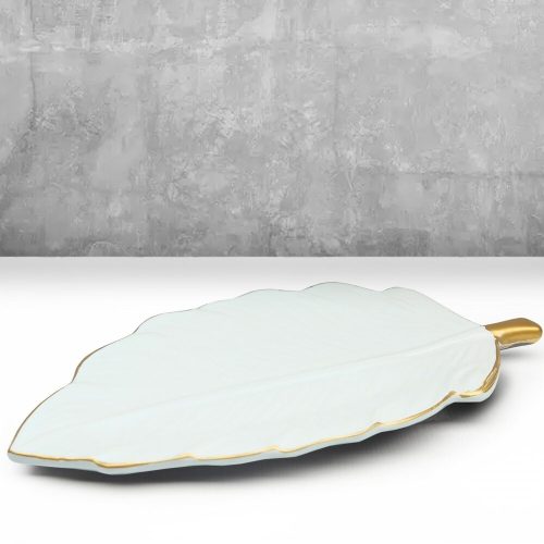 Elegant 30 cm White Ceramic Food Presentation Plate | 100% Ceramic, Perfect for Serving & Displaying Dishes | Ideal for Home & Events