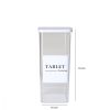 Transparent Plastic Storage Box (1 Piece), 10 x 10 x 19 | 100% Durable Plastic | Ideal for Organizing Home, Office & Craft Supplies, Sleek Design