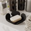 Elegant Decorative Metal Accessory Set (3 Pieces) | 100% Metal, 1.5 mm Thickness | Large 36x36, Medium 26.5x26.5, Small 13x13 | Sleek Black Finish for Modern Decor