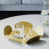 Elegant Gold Decorative Metal Accessory Set (3 Pieces) | 100% Metal, 1.5 mm Thickness | Large 36x36, Medium 26.5x26.5, Small 13x13 | Perfect for Home Decor