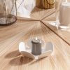Elegant Decorative Metal Accessory Set (3 Pieces) | 100% Metal, 1.5 mm Thickness | Large 36x36, Medium 26.5x26.5, Small 13x13 | Stylish White Finish for Home Decor