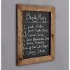 Premium Wooden Blackboard, 36 x 42 x 4 cm, 100% Spruce Wood Frame, Natural & Black Finish | Ideal for Home, Office, & Classroom Use