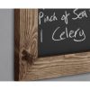 Premium Wooden Blackboard, 36 x 42 x 4 cm, 100% Spruce Wood Frame, Natural & Black Finish | Ideal for Home, Office, & Classroom Use