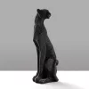 Hand-Painted Decorative Object, Black, 15 x 43 x 15 cm | 100% Polyester, Unique Color Variations | Perfect for Home Decor & Accent Pieces