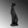 Hand-Painted Decorative Object, Black, 15 x 43 x 15 cm | 100% Polyester, Unique Color Variations | Perfect for Home Decor & Accent Pieces
