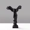 Hand-Painted Decorative Object, Black, 28 x 40 x 18 cm | 100% Polyester, Unique Color Variations | Perfect for Home Decor & Accent Pieces