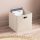 Stylish Cream Felt Basket, 30 x 30 x 30 cm | 100% Felt, Non-Machine Washable | Ideal for Organizing Home & Office, Soft & Elegant Design