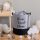 Stylish Felt Basket, Grey & Black, 37 x 40 cm | 70% Polyester, 30% Cotton | Easy Care: Wipe Clean with Damp Cloth | Perfect for Home Organization