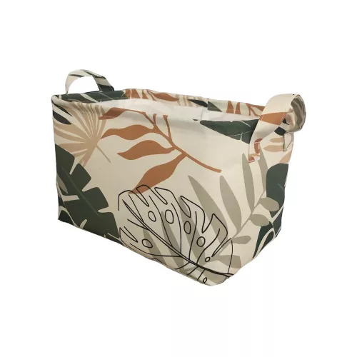 Stylish Felt Basket, 37 x 25 x 27 cm | 70% Polyester & 30% Cotton | Easy to Clean with Damp Cloth | Perfect for Organizing Home & Office