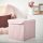 Stylish Felt Storage Box, 30x30x30 cm, Powder Color | 70% Polyester & 30% Cotton | Easy to Clean with Damp Cloth | Perfect for Organizing Home & Office