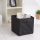 Stylish Black Felt Storage Box, 30 x 30 x 30 cm | 70% Polyester & 30% Cotton | Easy to Clean with Damp Cloth | Perfect for Organizing Home & Office