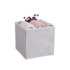 Stylish Grey Felt Storage Box, 30 x 30 x 30 cm | 70% Polyester & 30% Cotton | Easy to Clean with Damp Cloth | Perfect for Organizing Home & Office