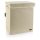 Stylish Felt Storage Box, Cream, 40 x 50 x 30 cm | 67L Capacity, 100% Terrycloth | Easy to Clean with Damp Cloth, Perfect for Organizing Home & Office