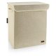 Stylish Felt Storage Box, Cream, 40 x 50 x 30 cm | 67L Capacity, 100% Terrycloth | Easy to Clean with Damp Cloth, Perfect for Organizing Home & Office